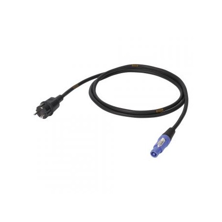 Powercon kabel 2,5M | 3x1,5 mm² Titanex | SUCCO - POWERCON