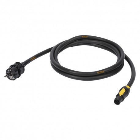 Powercon kabel 2,5M | 3x1,5 mm² Titanex | SUCCO - POWERCON TRUE