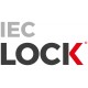 IEC Lock C13 Female kabeldeel | Recht